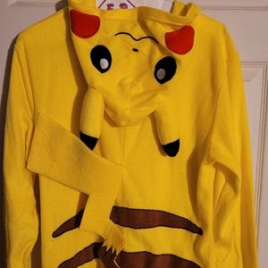 Pikachu pokemon adult onesie size M